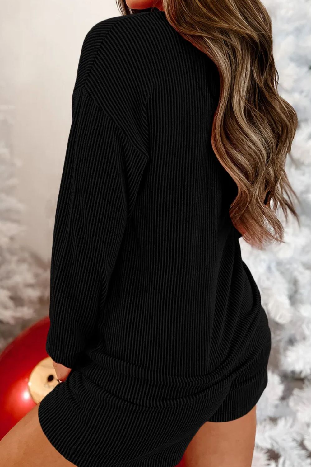 Merry Round Neck Long Sleeve