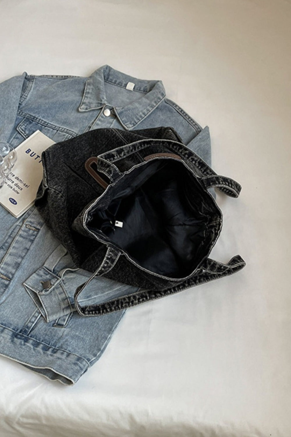 Medium Denim Tote