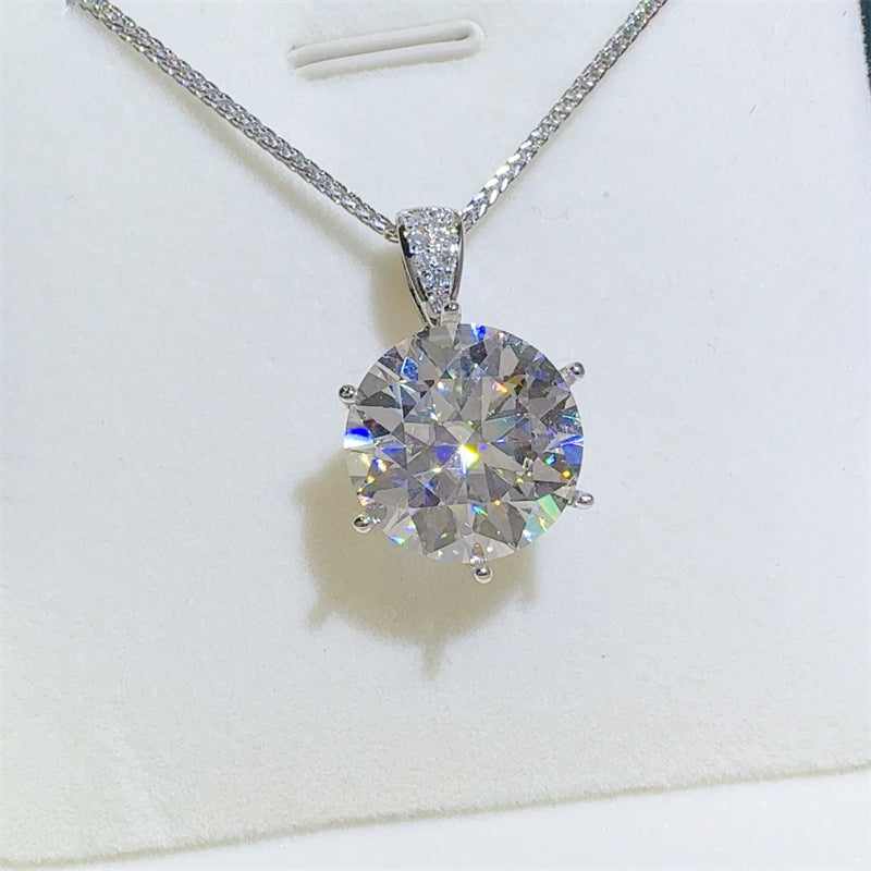 10 Carat Moissanite 925 Sterling