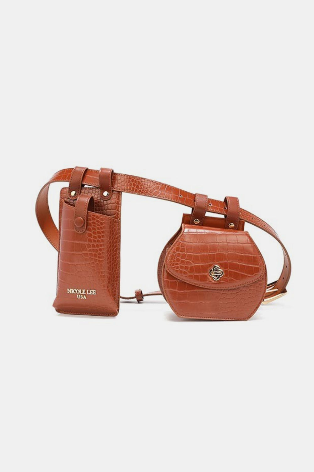 Nicole Lee  2 Piece Texture Belt