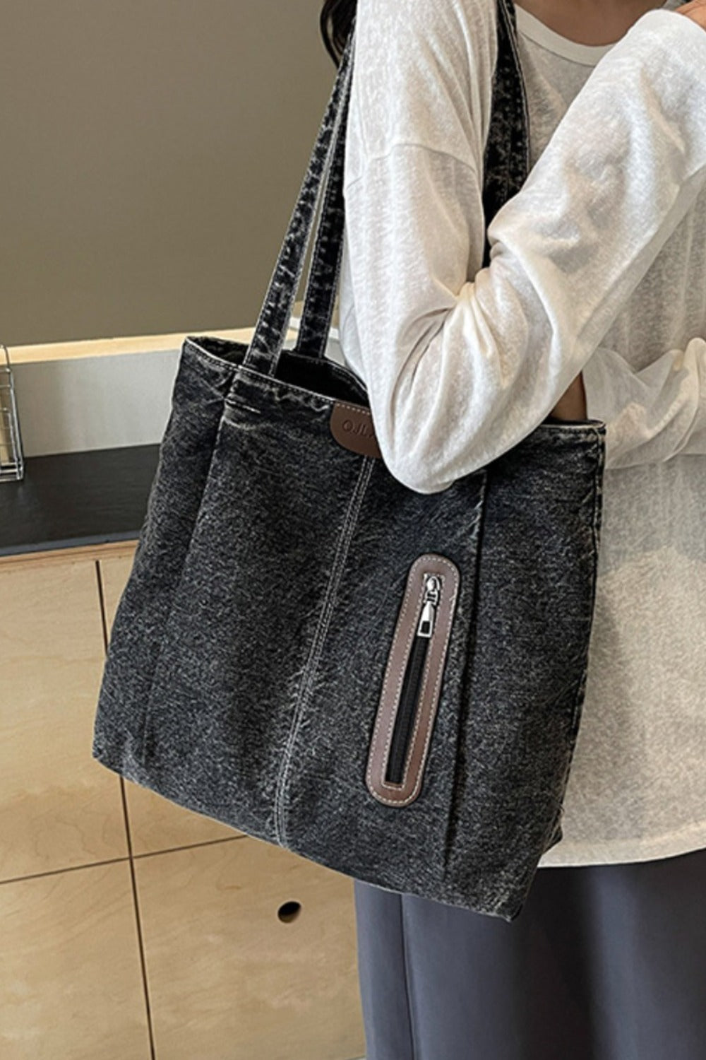 Medium Denim Tote