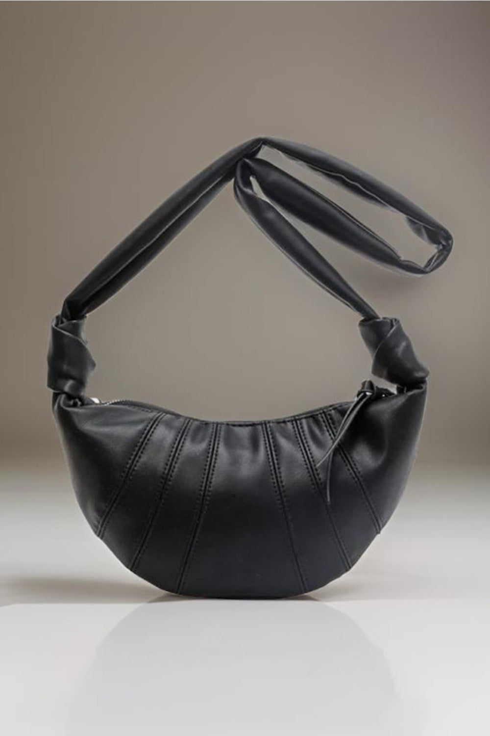 Zenana Vegan Leather Croissant
