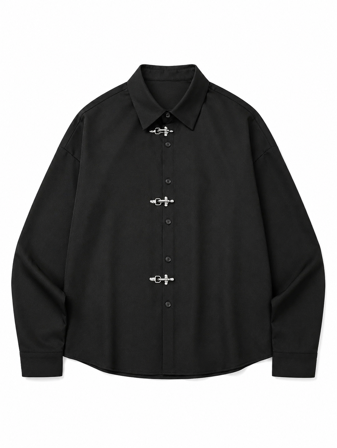 Metal Airplane Buckle Long Sleeve