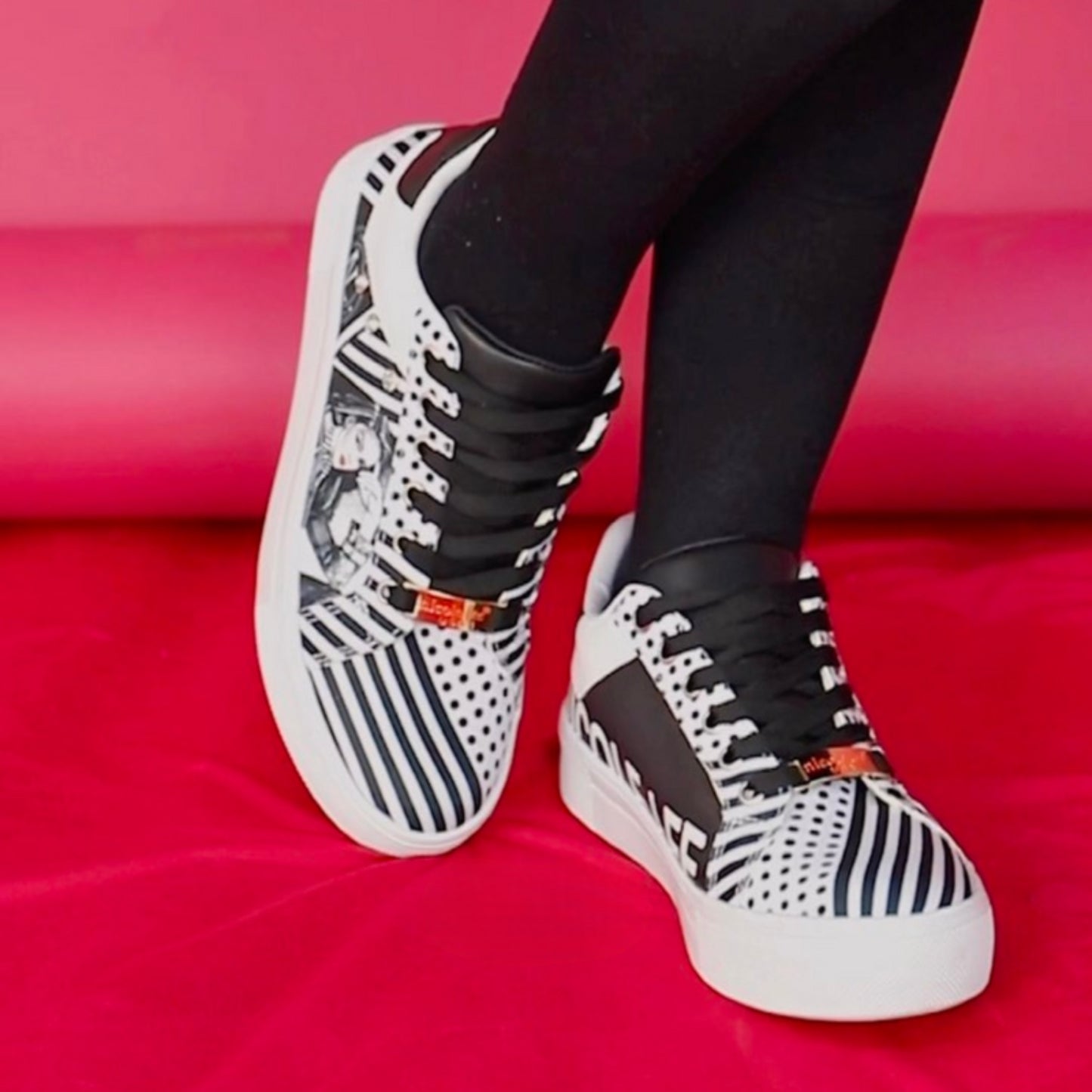 Vegan Leather Lace Up Sneaker