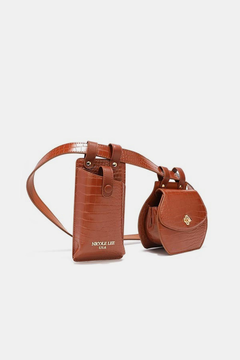Nicole Lee  2 Piece Texture Belt