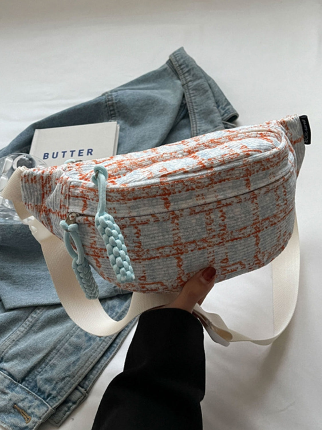 Contrast Plaid Polyester
