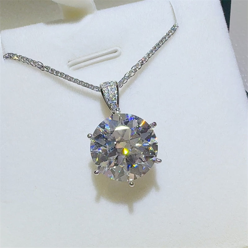 10 Carat Moissanite 925 Sterling