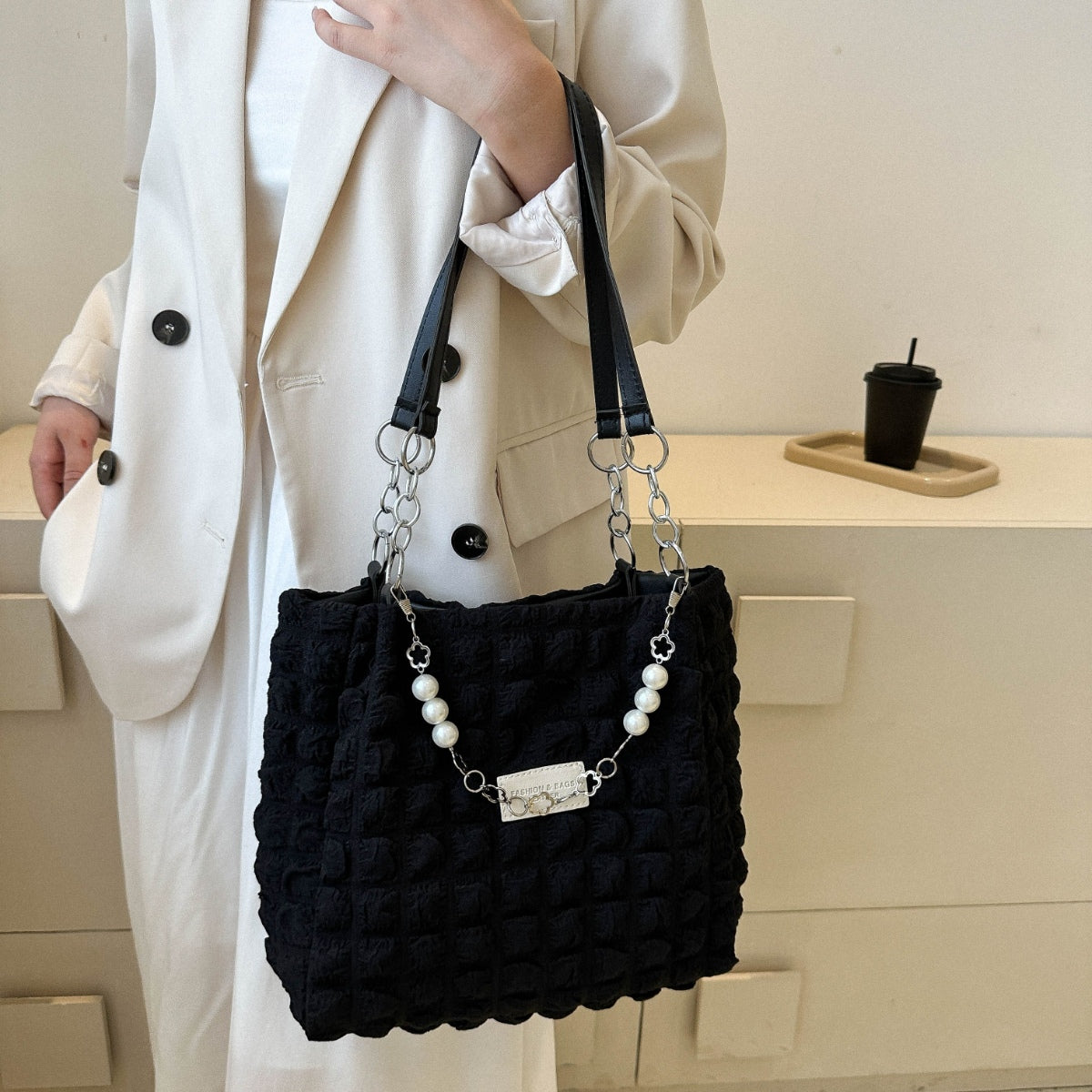 Bubble Textured Tote