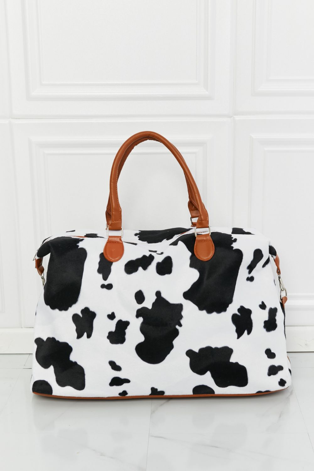 Animal Print Plush Weekender