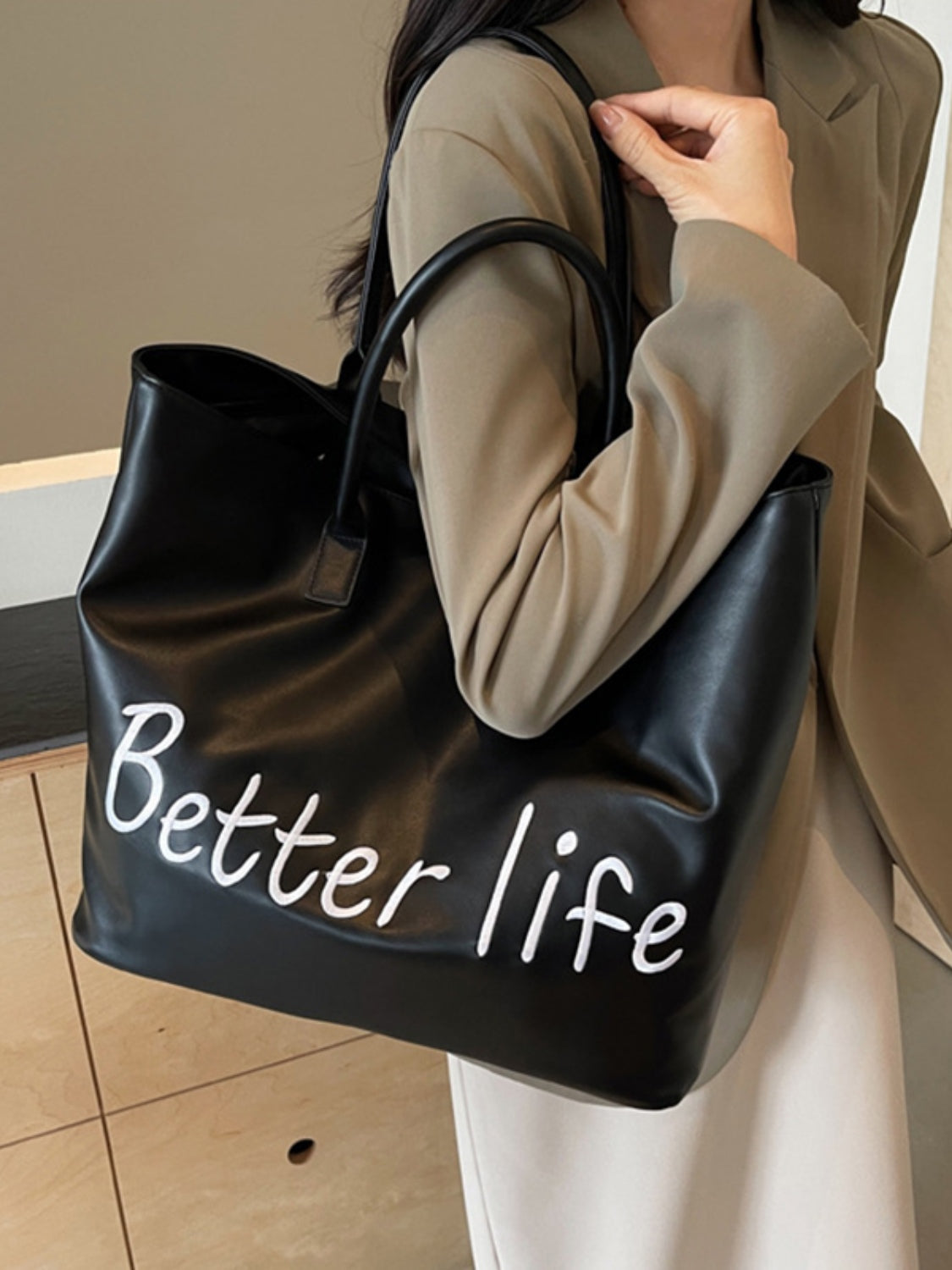 Better Life Pu Leather Tote