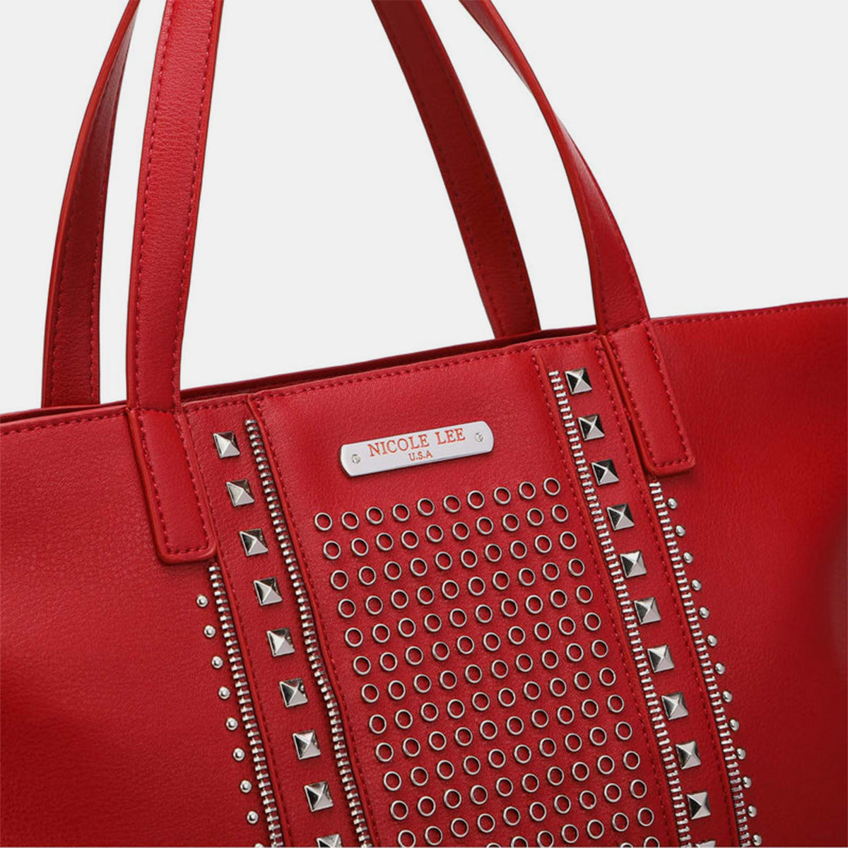 Nicole Lee USA Studded Large Tote