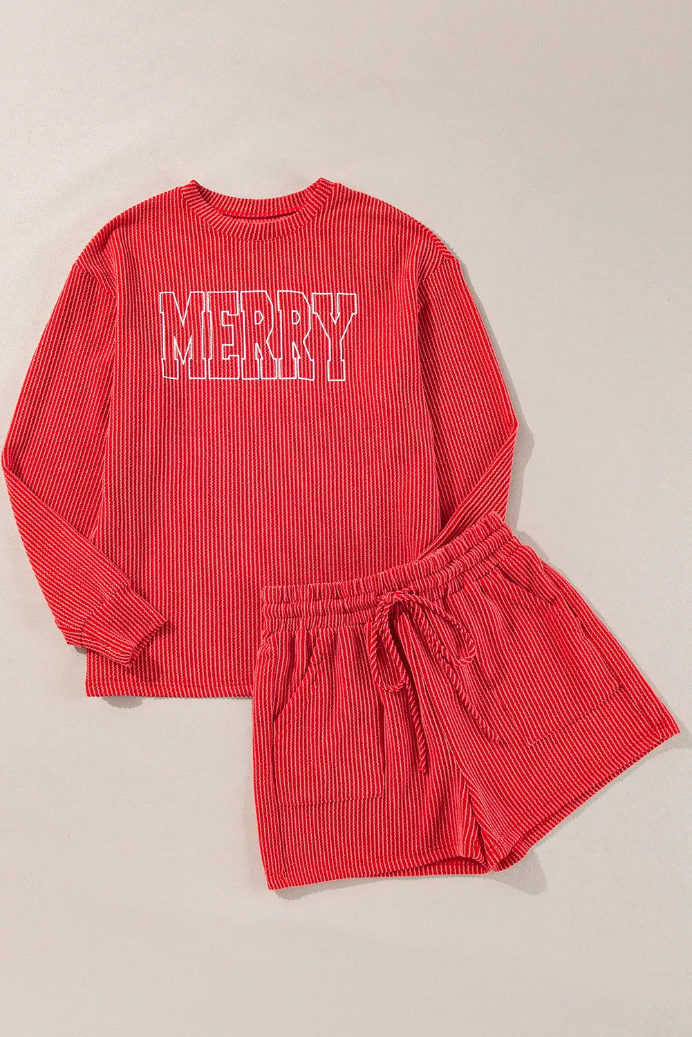 Merry Round Neck Long Sleeve